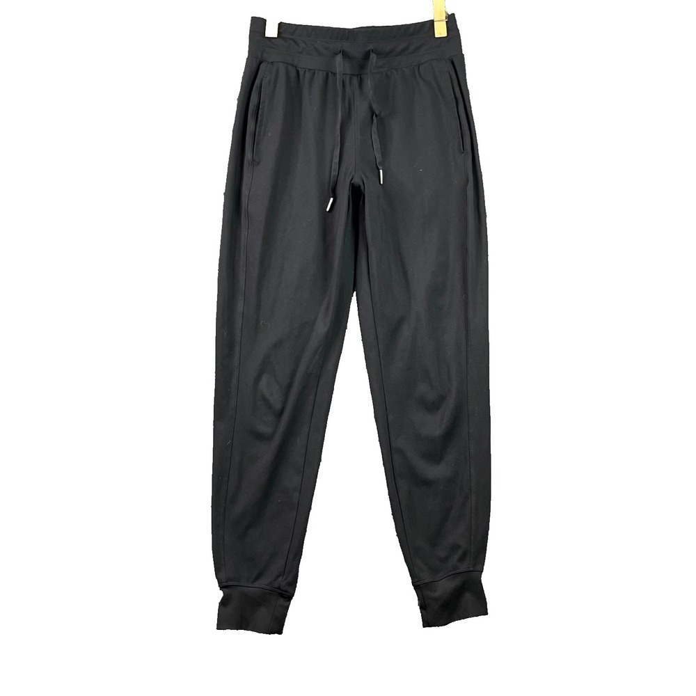 Avia Joggers Pants Women's Small Black High Waisted Drawstring Track Athleisure